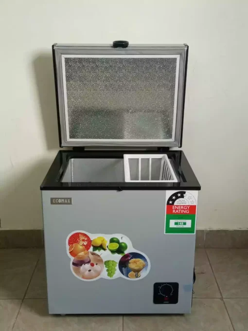 Ecomax 60L Deep Freezer – Compact, energy-efficient freezer with fast cooling and adjustable temperature, available on Jesoko Kenya.
