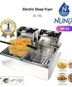 Safe Electric Commercial Deep Fryer - 6L capacity, adjustable temperature control, stainless steel construction, ideal for commercial kitchens and home use in Kenya.