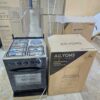 Ailyons 50x55 3+1 standing cooker with 3 gas burners, 1 electric plate, and a built-in oven