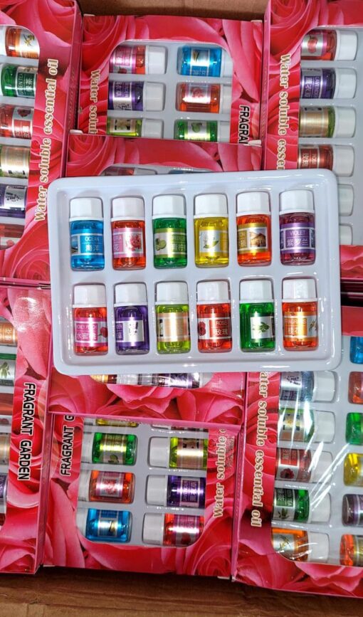 12pcs Aromatherapy Essential Oils Set – Natural Oils for Diffusers and Humidifiers in Kenya