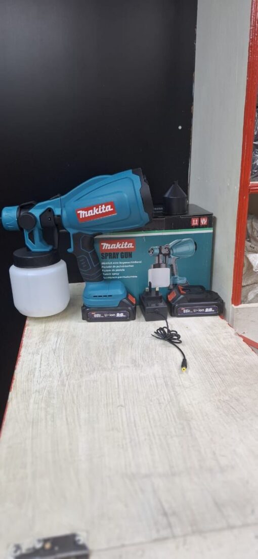 Makita Cordless Spray Gun – 18V Electric Paint Sprayer for Walls, Wood, and Cars in Kenya
