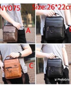 Jeep Sling Bag for Men – Leather Crossbody Chest Bag with Multiple Compartments – Kenya