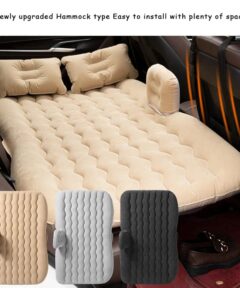 Portable Inflatable Car Back Seat Bed with Pump – Travel Car Mattress for All Vehicles in Kenya