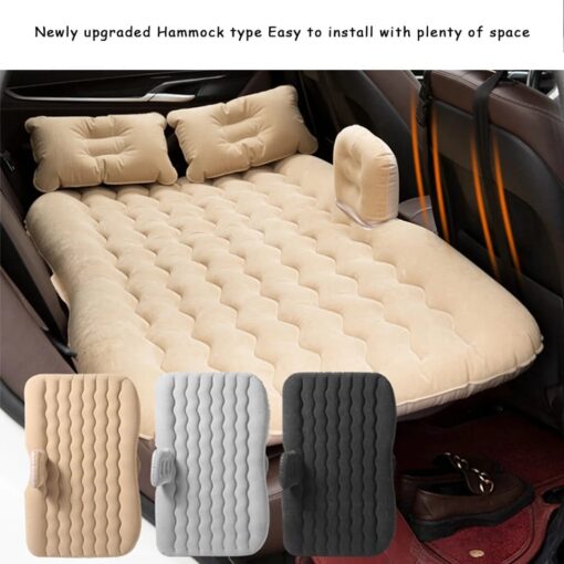 Portable Inflatable Car Back Seat Bed with Pump – Travel Car Mattress for All Vehicles in Kenya