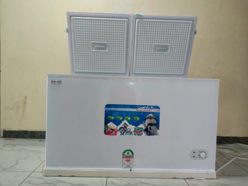 Premier 400L Twin Door Chest Freezer with Cool Pack – White Color – Kenya