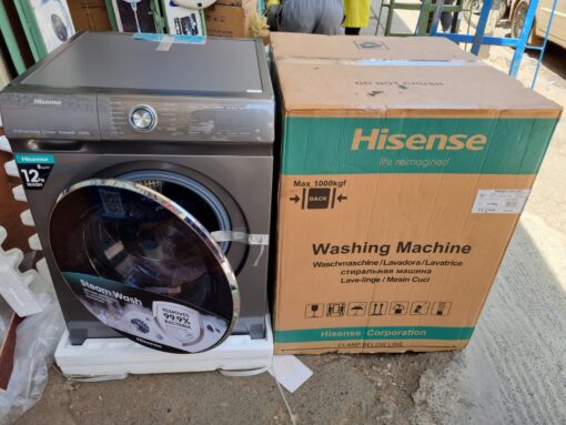 Hisense 12KG Front Load Inverter Washing Machine – High-Capacity Washer & Spinner for Kenyan Homes