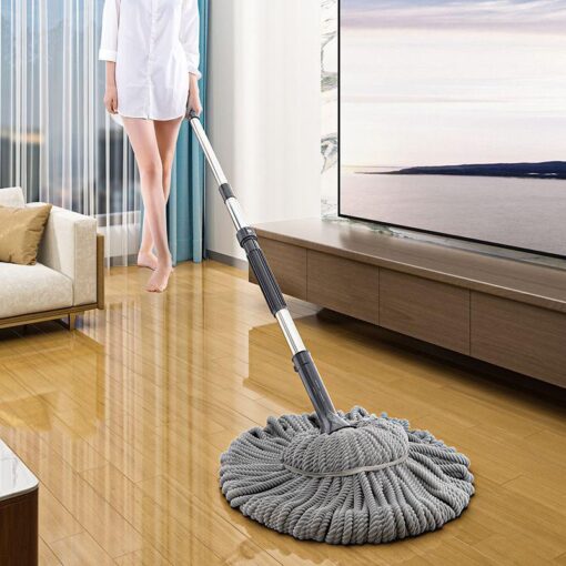 Self-Wringing 360° Microfiber Twist Mop – Hands-Free Spin Mop for Floor Cleaning in Kenyan Homes